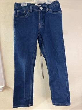 Levi's Kids Dark Blue Straight-Leg Jeans